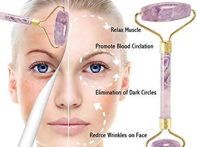 How to Use an Amethyst Jade Stone Face Roller for Glowing Skin: A Step-by-Step Guide
