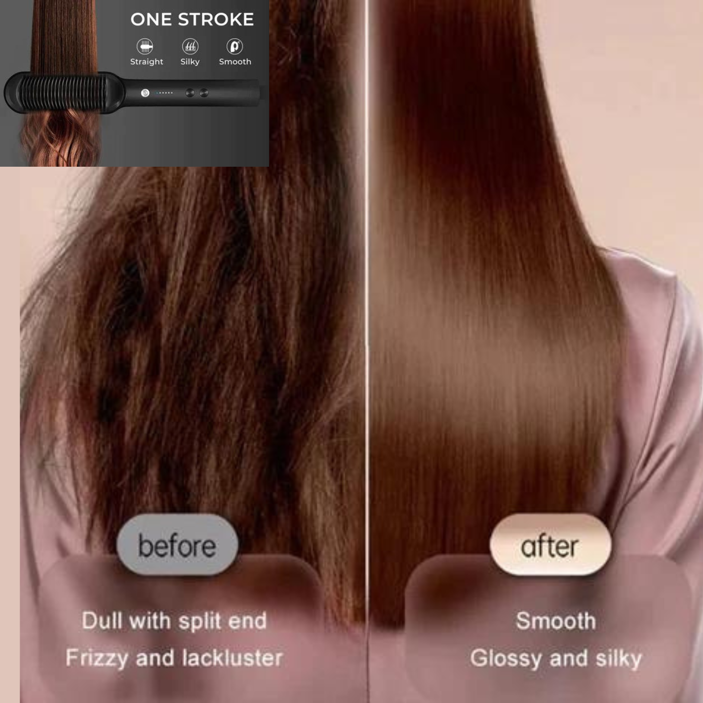Cueen Hair Straightening Electric Comb