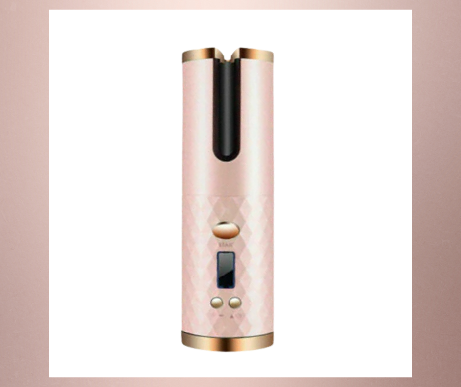 Cueen™ Auto Cordless Rotating Hair Curler Hair Waver Curling Iron Wireless LCD Ceramic