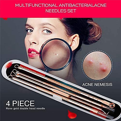 Cueen™ 4Pcs Blackhead Pimple Golden Remover Tools