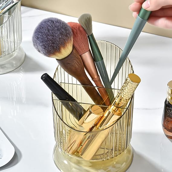 Cueen™ Makeup Brush Gold Holder