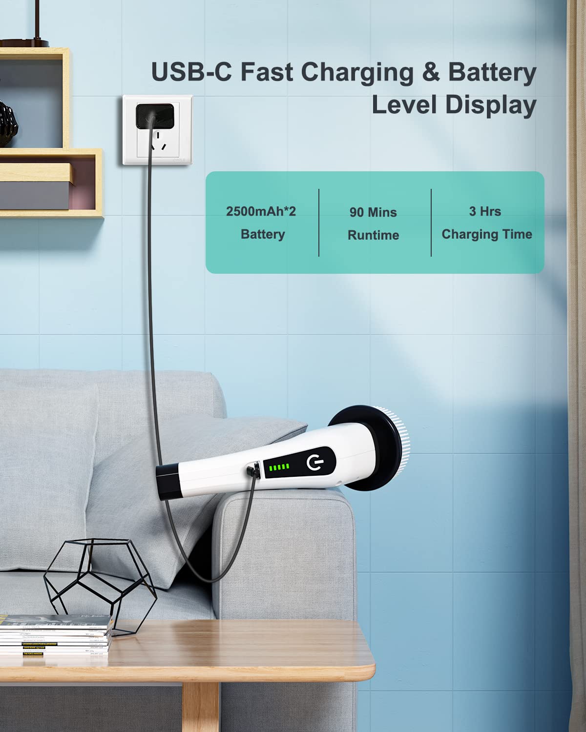 Spin Scrub Electric Cleaning Machine