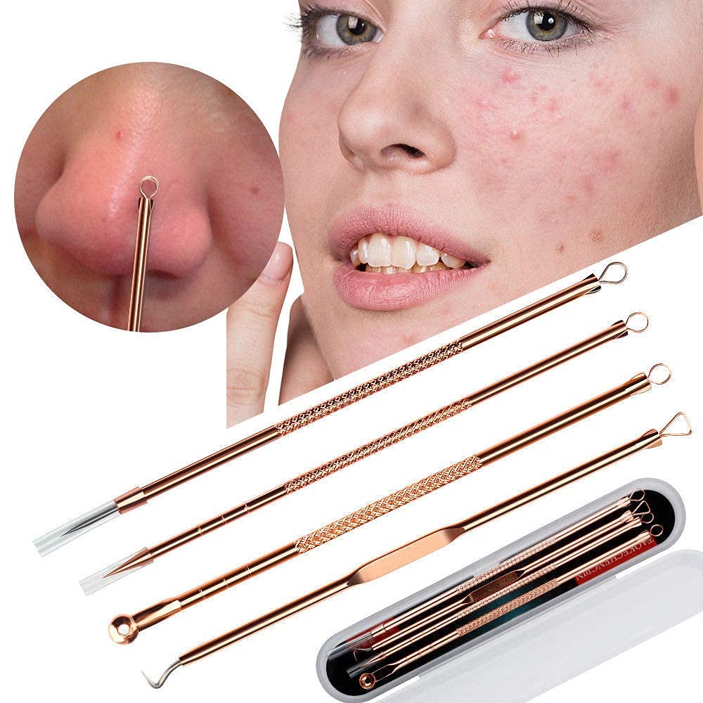 Cueen™ 4Pcs Blackhead Pimple Golden Remover Tools
