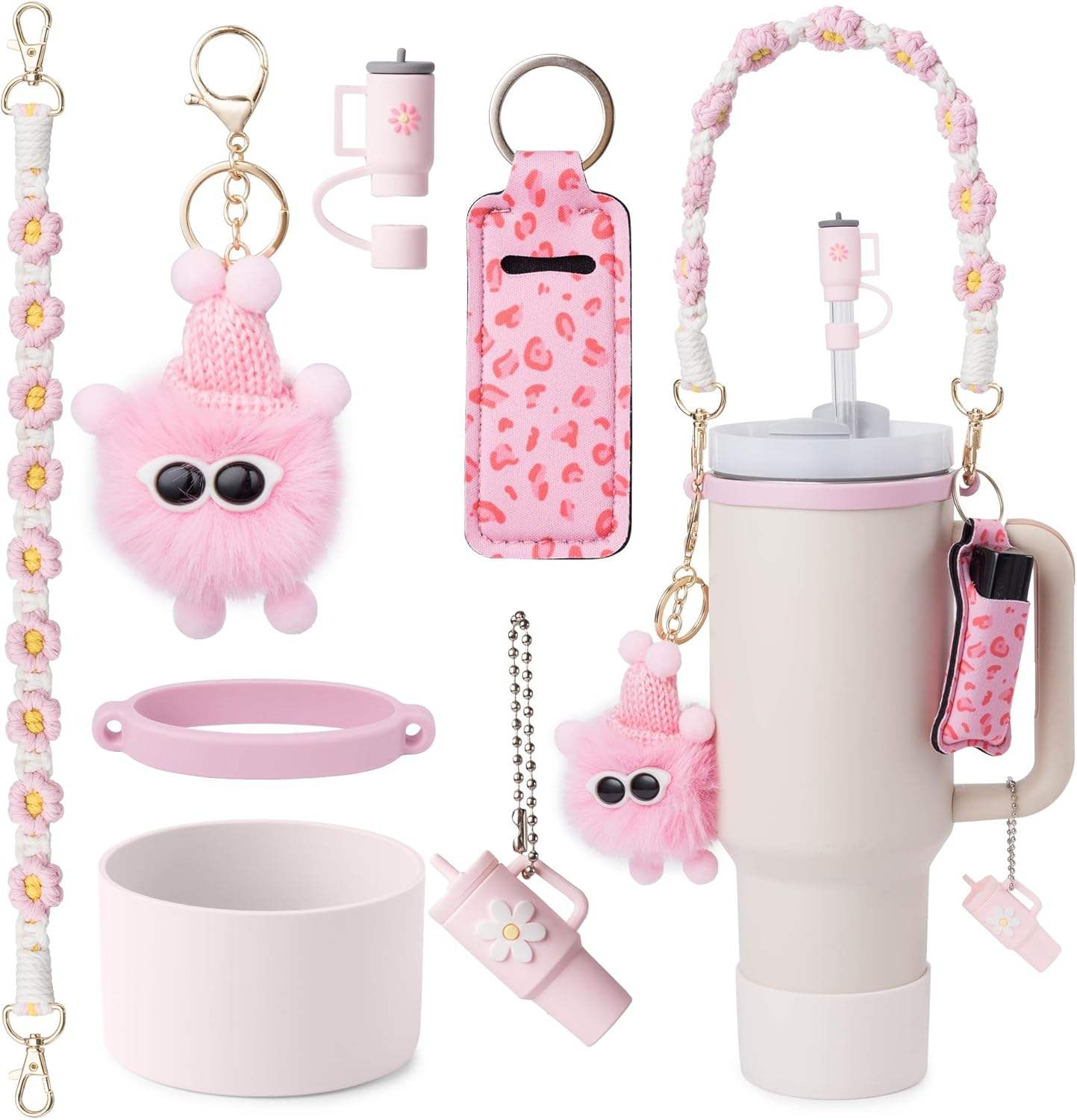 Mini Fur Tumbler & Accessories Set