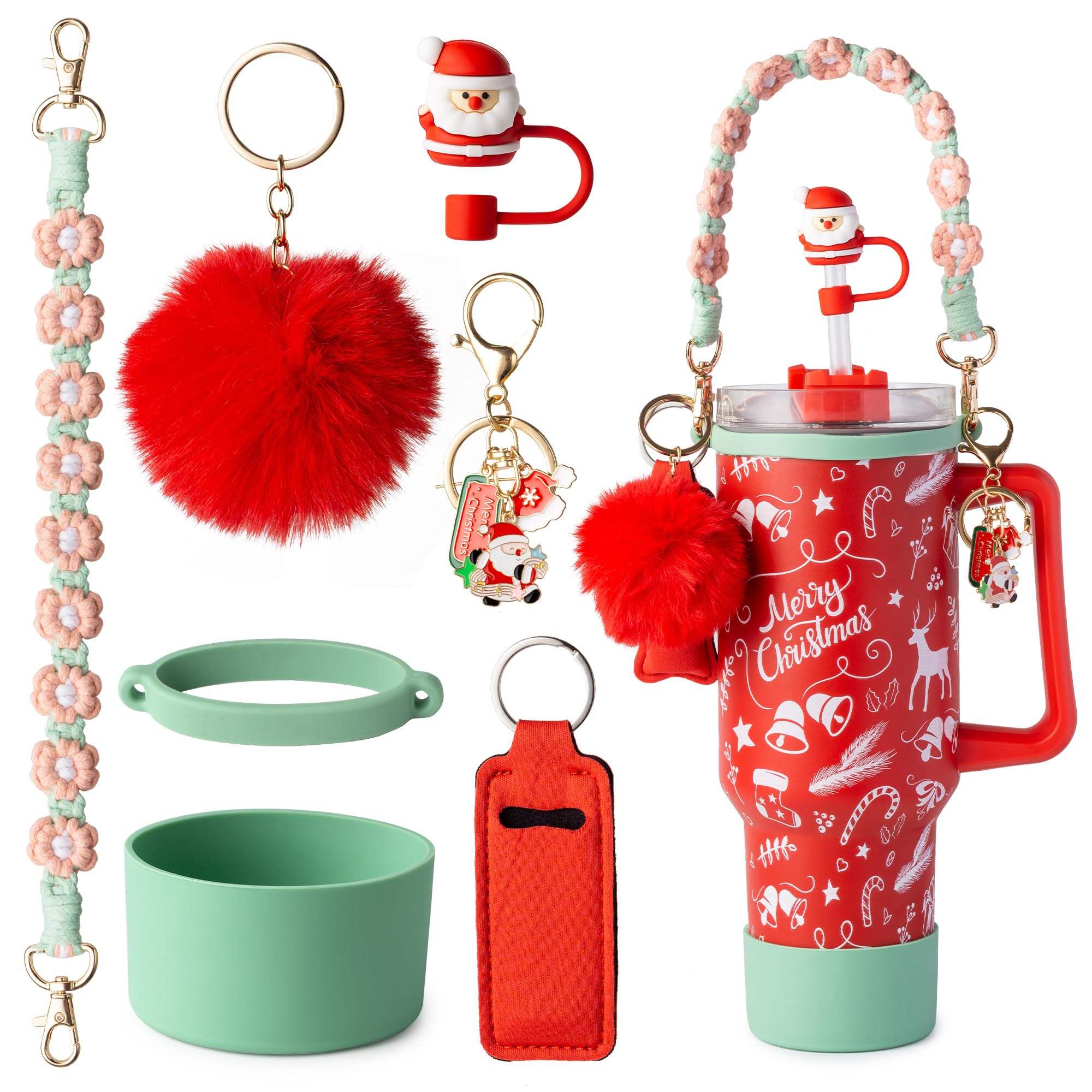 Braided Strap Tumbler & Accessory Set