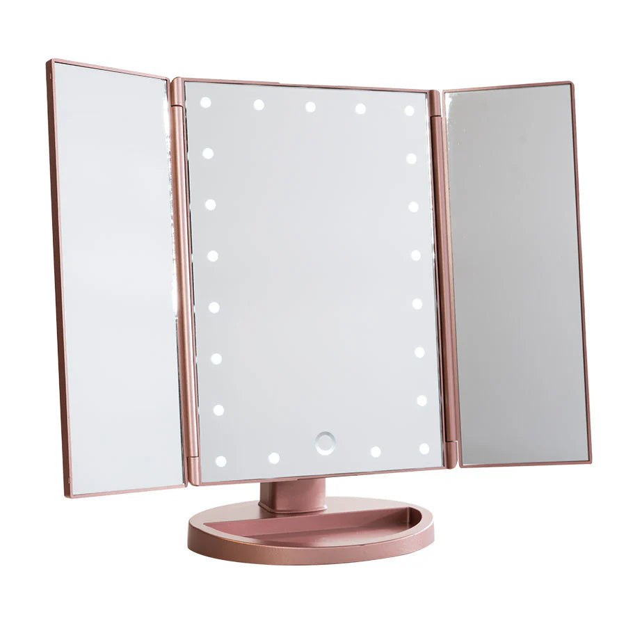 Cueen Foldable Makeup Touch Screen Mirror