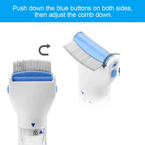 Cueen Electric Head Lice & Dandruff Remover Comb