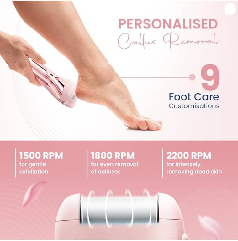 Cueen UltraCare PRO Callus Remover for Feet