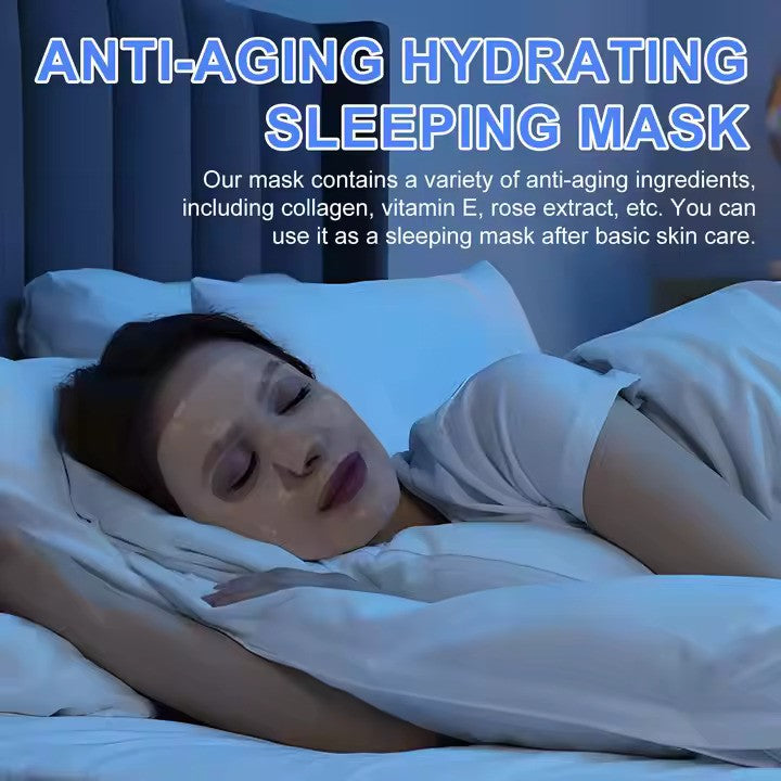 6 Pack Korean Real Deep Hydrating Overnight Bio Collagen Face Mask