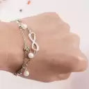 Cueen Infinity Pearl Anklet
