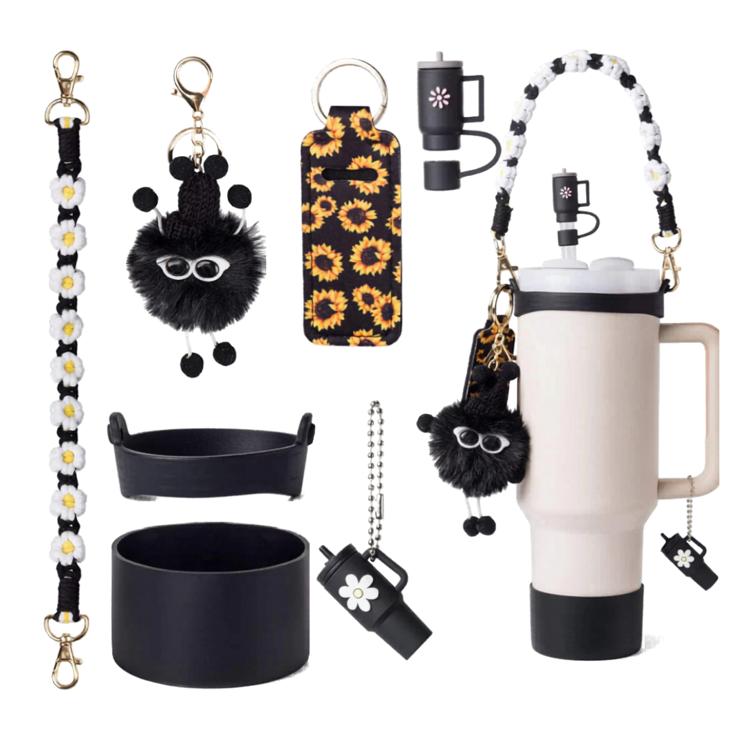 Braided Strap Tumbler & Accessory Set