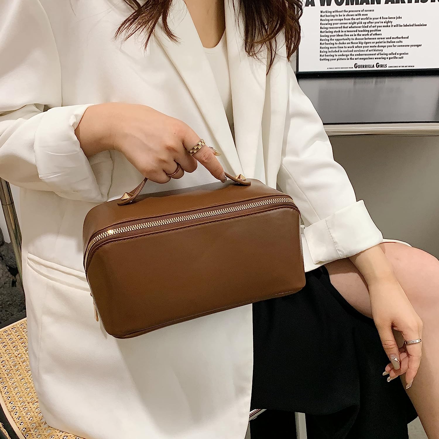 Cueen™️ Cosmetics Zipper Pouch Bag
