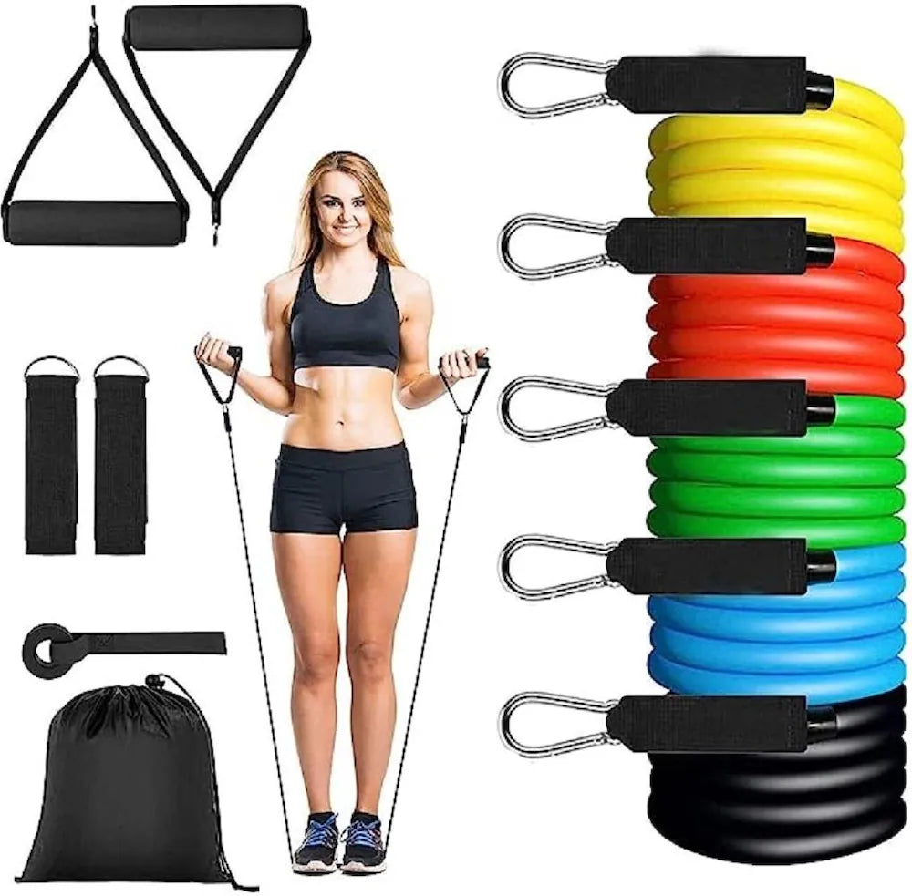 10 Full-Body Workouts You Can Do with a Resistance Band Set