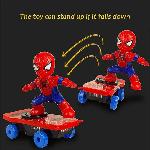 SpiderMan Electric Stunt Scooter Skateboard