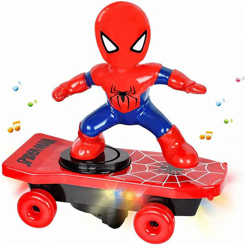 SpiderMan Electric Stunt Scooter Skateboard