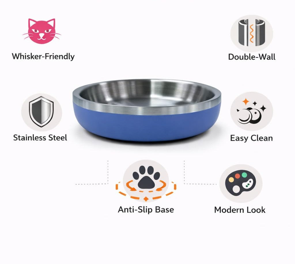 Anti-Slip Feeding Bowl for Cats
