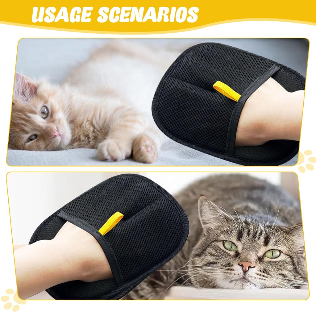 Cat Hair Removal Glove – Reusable Grooming & Fur Remover