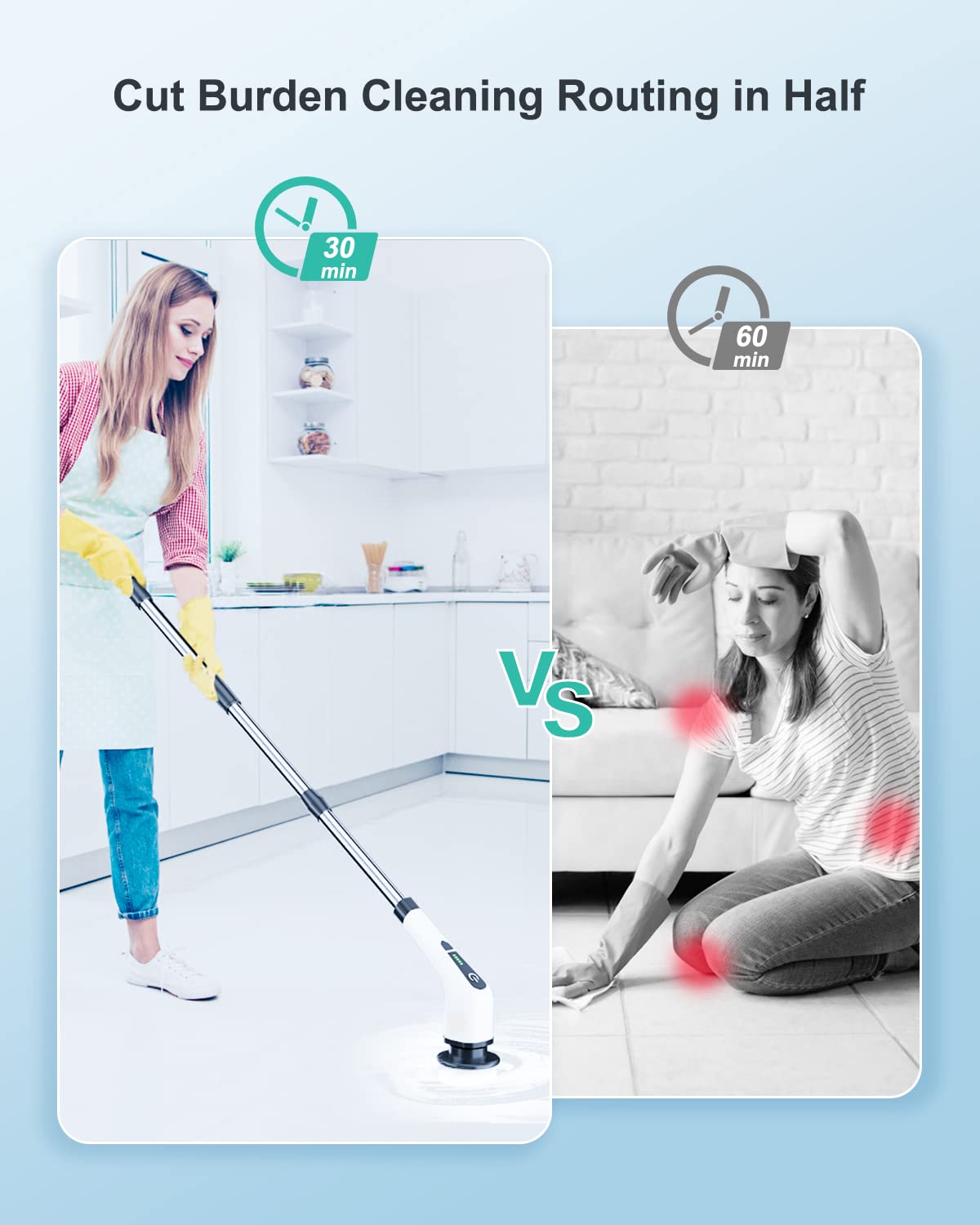 Spin Scrub Electric Cleaning Machine