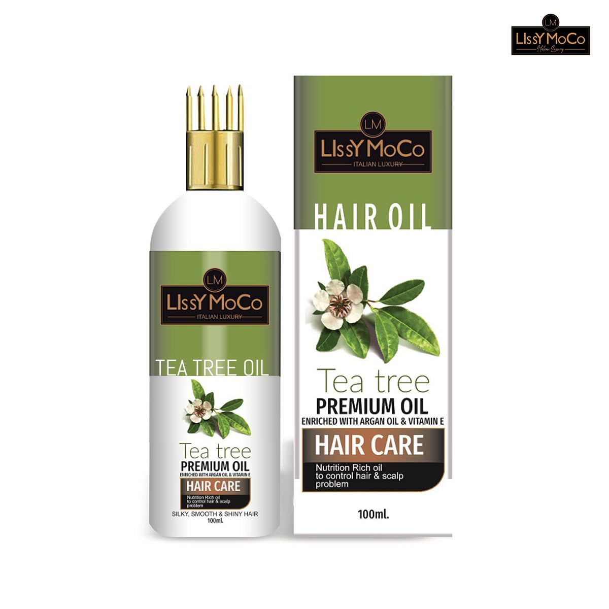 Tea Tree Hair Oil For Longer Thicker Hair (100 ml)