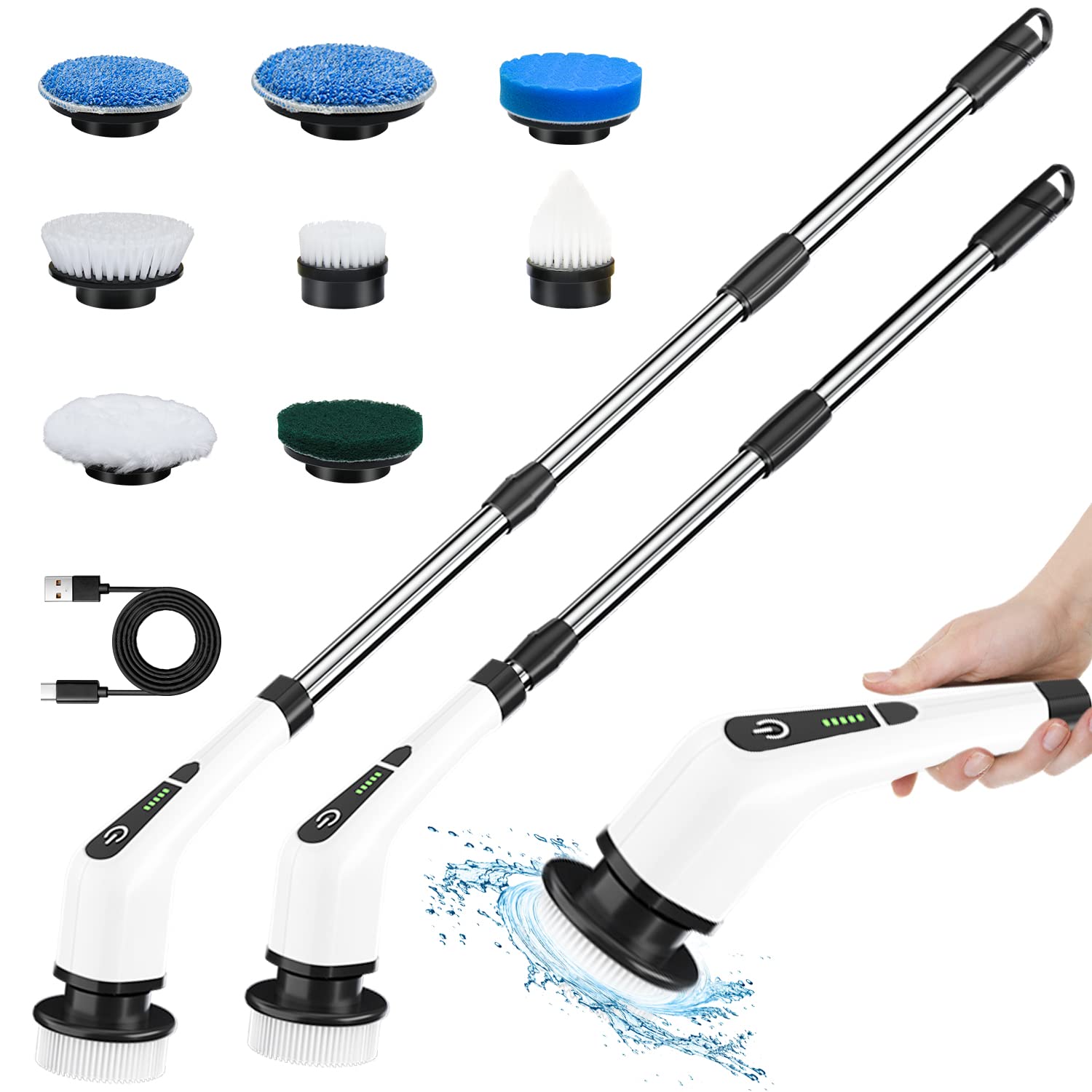 Spin Scrub Electric Cleaning Machine