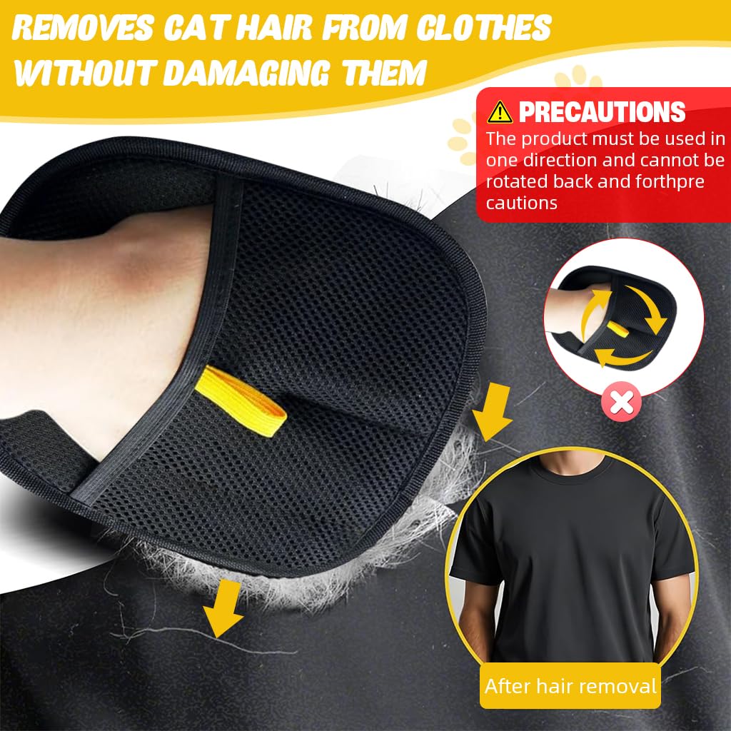 Cat Hair Removal Glove – Reusable Grooming & Fur Remover