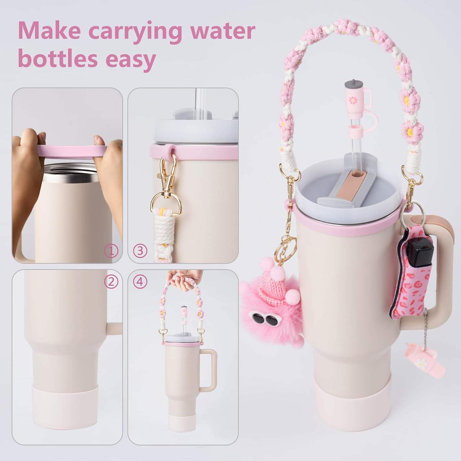 Mini Fur Tumbler & Accessories Set