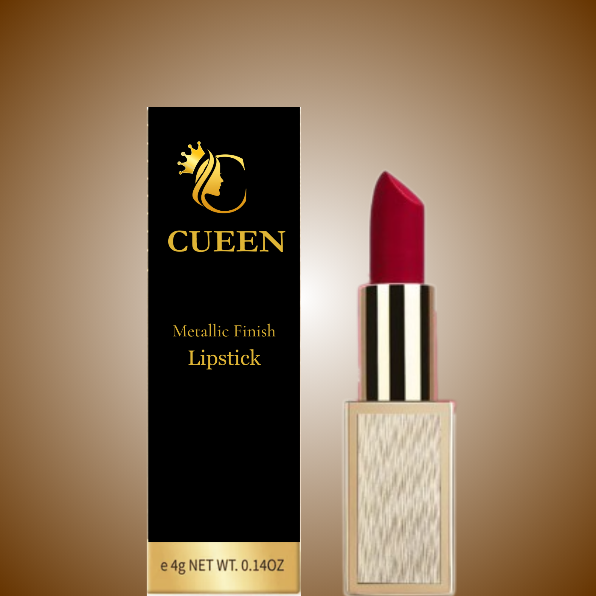 Cueen Metallic Velvet Finish Lipstick