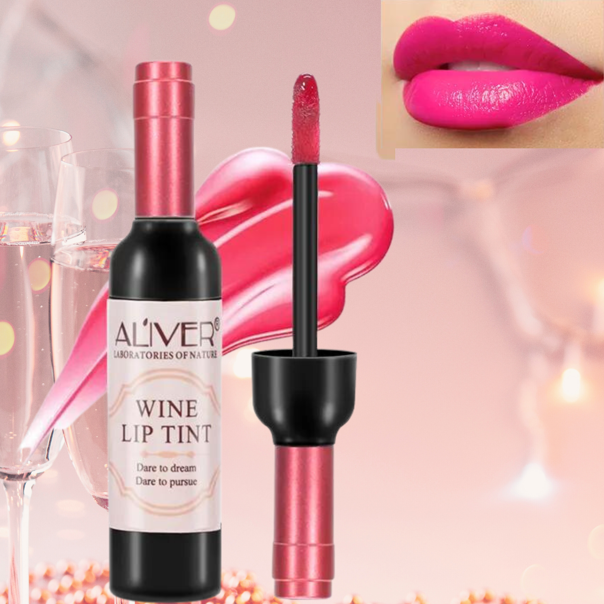 Cueen Mini Wine Bottle Liquid Lipstick