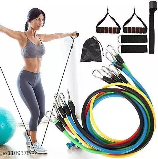 Home Workout Resistance Band Set (11 Pieces)