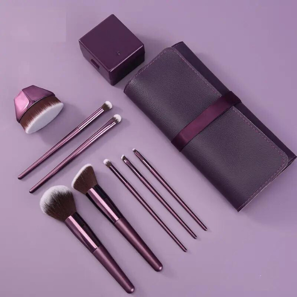 Cueen Makeup Brush Sets With Leather Case