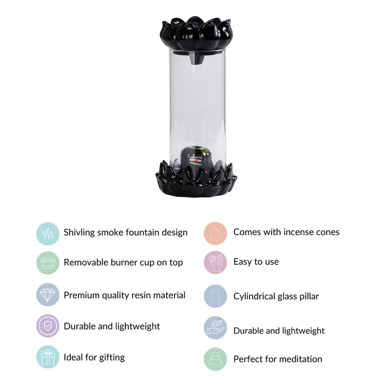 Shivling Fountain Incense Holder