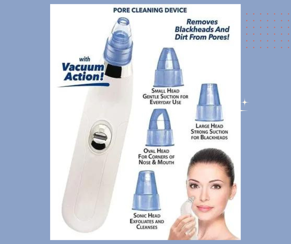 Cueen 4-in-1 Multifunction Derma Suction Device