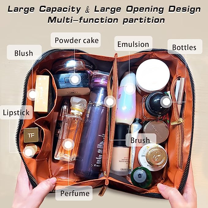 Cueen™️ Cosmetics Zipper Pouch Bag