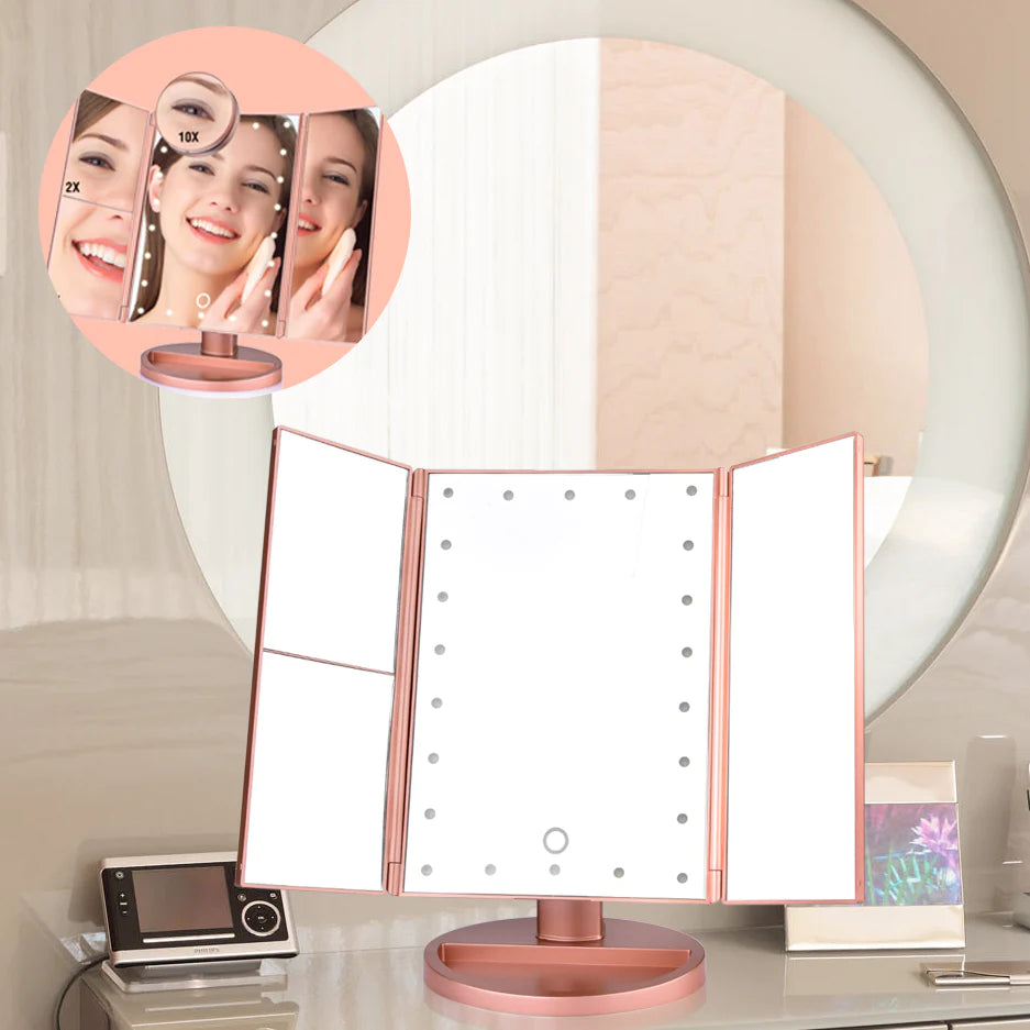 Foldable on sale makeup mirror