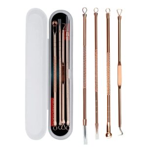 Cueen™ 4Pcs Blackhead Pimple Golden Remover Tools