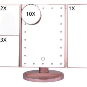 Cueen Foldable Makeup Touch Screen Mirror